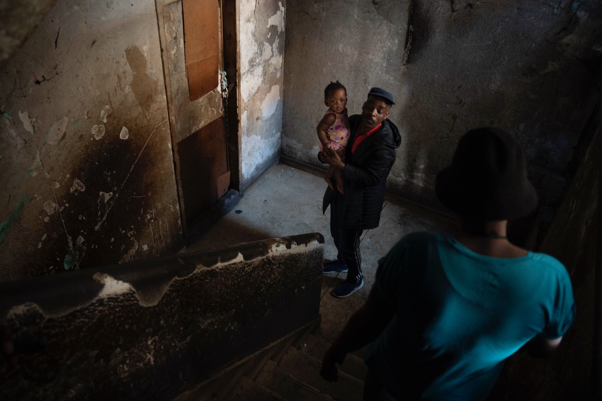 300 occupants share one tap and one toilet in this Johannesburg